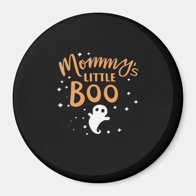 Íman Anúncio de gravidez fofo de Halloween (Frente)