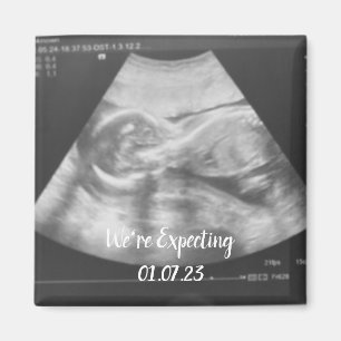 Íman anúncio de ultrassom bebê