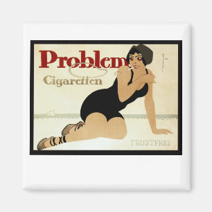 Íman Anúncio do cigarro do problema