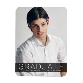 Íman Anúncio do Formando de Foto Moderno 1