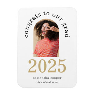 Íman Anúncio em branco do Formando 2024 do Arch Modern