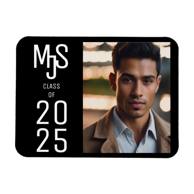 Íman Anúncio especial de graduação personalizada (Horizontal)