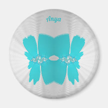ANYA ~ White e Aqua ~ Design impressionante