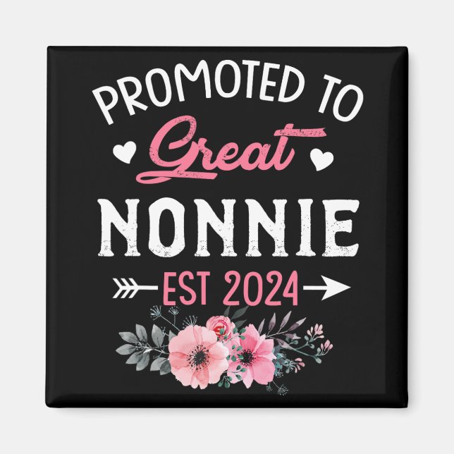 Íman Ao Excelente Nonnie Est 2024 Flower (Frente)