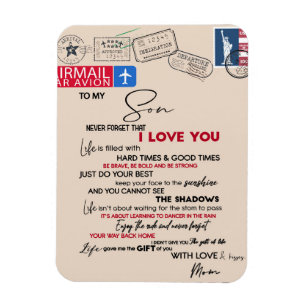 Íman Ao Meu Filho Presente, Mãe E Filho, Carta De Amor