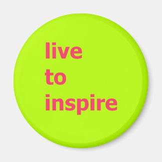 Íman ao vivo para inspirar o ímã