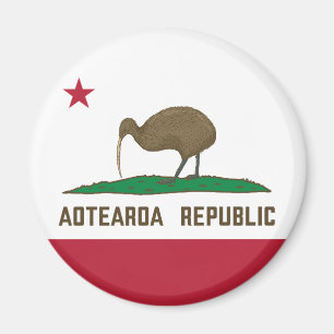 Íman Aotearoa República Kiwi - Bandeira Nova Zelândia