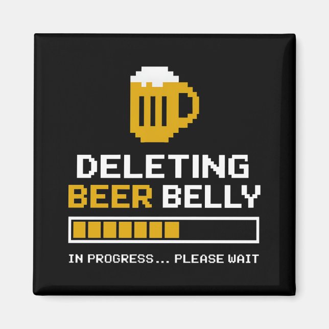 Íman Apagando a Chave de Cerveja Aguarde Carregando o B (Frente)
