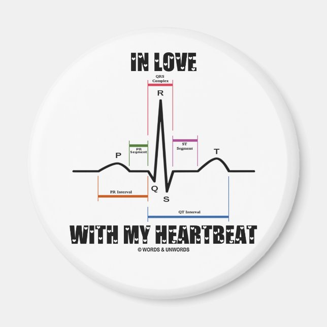 Íman Apaixonado Pelo Meu Pulso Cardíaco (Eletrocardiogr (Frente)