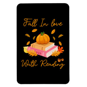 Íman Apaixonar-Se Pela Leitura De Pumpkins De Outono