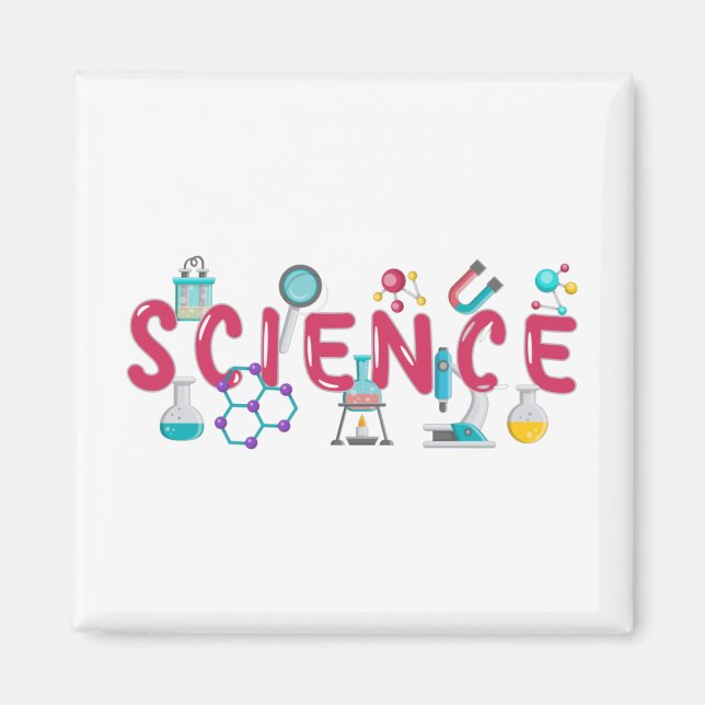 Íman Aparelho de laboratório de ciência (Frente)