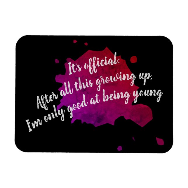 Íman Apenas bom em ser jovem (Horizontal)