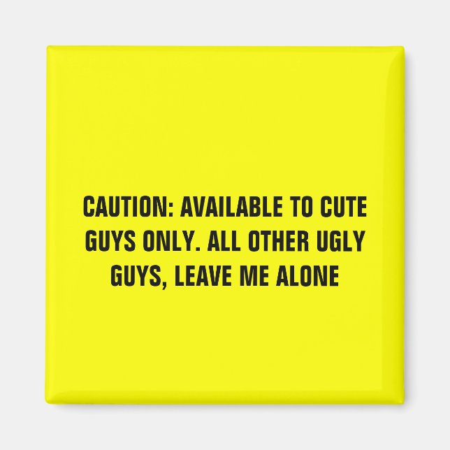 Íman Apenas caras em bruto (ímã) (Frente)