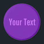 Íman APENAS COR / roxo seu texto<br><div class="desc">Somente a composição de cores de EDDA Fröhlich | Modelo: cor de fundo do texto ou imagem | Evolução: colorir sua vida. | Você perde outras cores, produtos ou designs? Sinta-se livre para me contactar: contact@eddart.de</div>