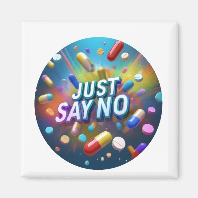 Íman Apenas Diga Não A Drogas (Frente)