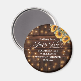 Íman Apenas Luzes de Corda de Madeira Marrom Amor Weddi