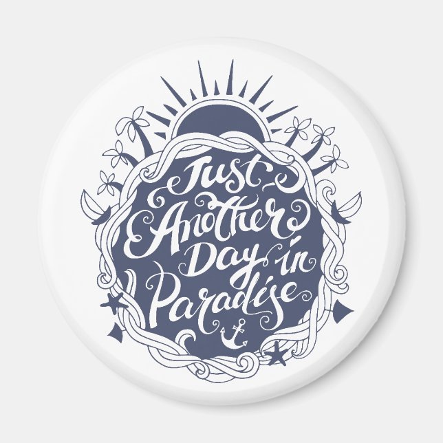 Íman Apenas Mais Um Dia No Paraíso (Frente)