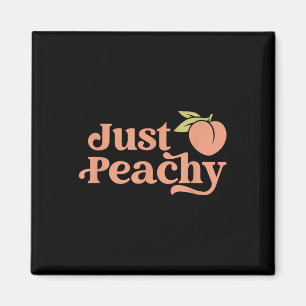 Íman Apenas Peachy Retro 70s Georgia Peaches Fruta de V
