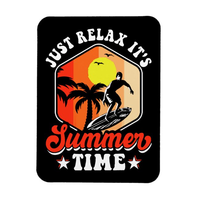 Íman Apenas Relaxar É Tempo De Verão (Vertical)