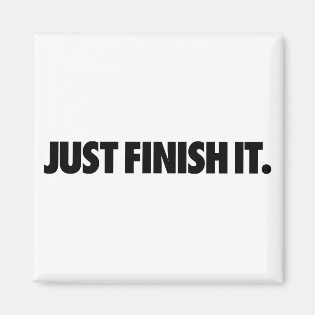 Íman Apenas Termine. Magnífico (Frente)