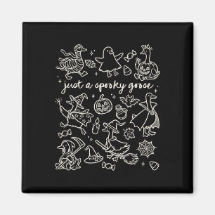 Íman Apenas Um Doodles De Bobo De Halloween Cute Cute C