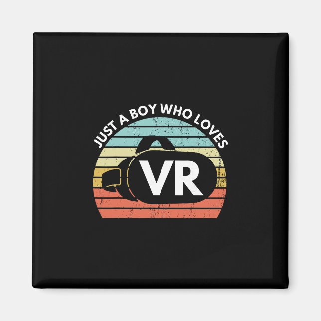 Íman Apenas um garoto que ama Vr Funny realidade virtua (Frente)