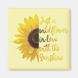 Íman Apenas um Magnet Quadrado de Flores