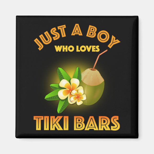 Íman Apenas Um Menino Que Ama Bares De Tiki (Frente)