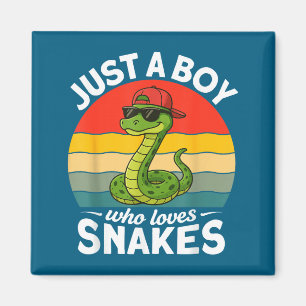 Íman Apenas um menino que ama cobras, cobra engraçada r