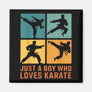Íman Apenas um menino que ama Karate Artes Marciais Kar