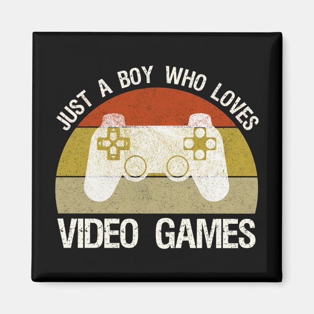 Íman Apenas Um Menino Que Ama Video Games (Frente)