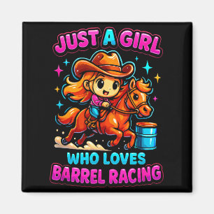Íman Apenas Uma Garota Que Ama A Corrida De Barril Corr