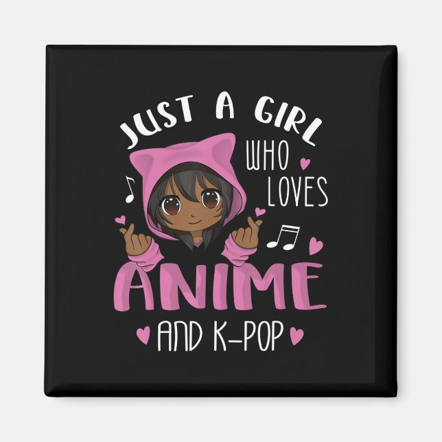 Íman Apenas uma garota que ama Anime e o Amer Pop afric (Frente)