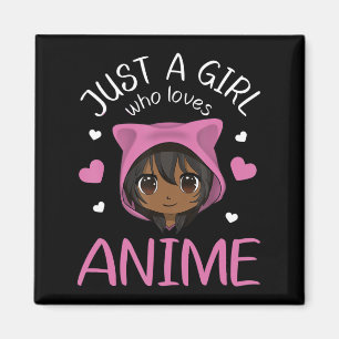 Íman Apenas uma garota que ama as animes afro-americana