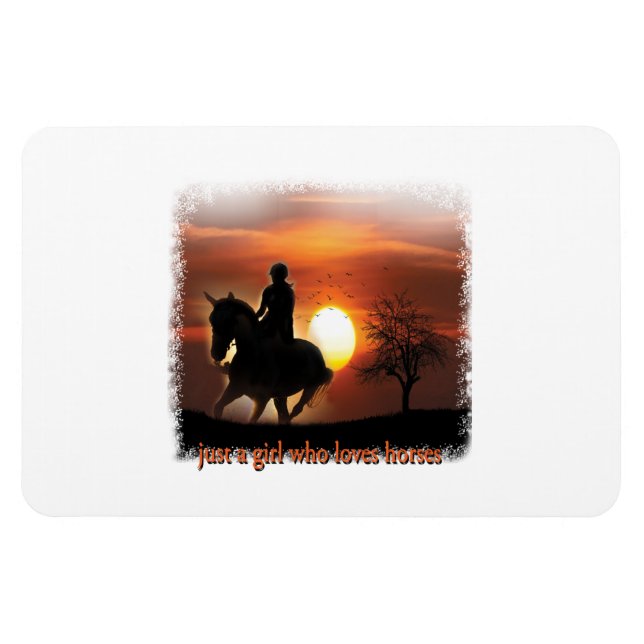 Íman apenas uma garota que ama cavalos (Horizontal)