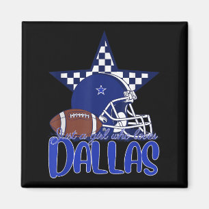 Íman Apenas Uma Garota Que Ama Dallas Tee Para Mulheres