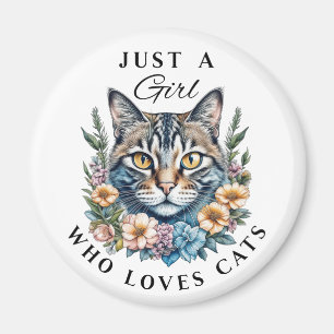 Íman Apenas uma garota que ama gatos