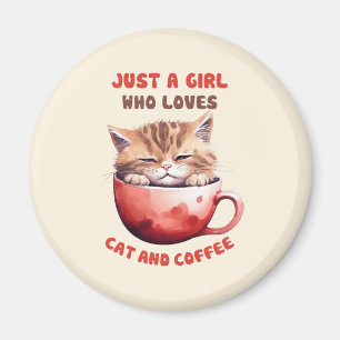 Íman Apenas uma garota que ama gatos e café (2)