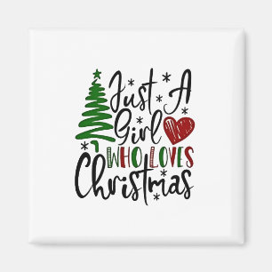 Íman Apenas uma garota que ama o Natal Amantes do Xmas