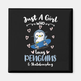 Íman Apenas Uma Garota Que Ama Pinguins E Skate