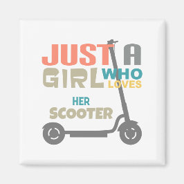 Íman Apenas uma garota que ama seu patinete