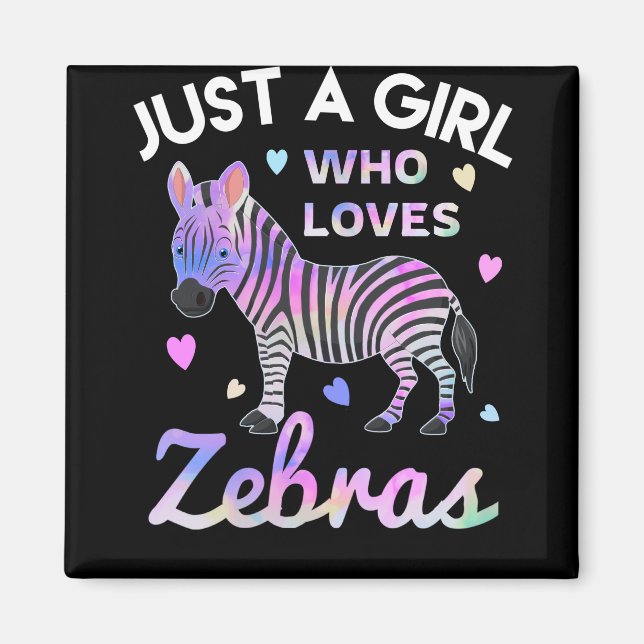 Íman apenas uma garota que ama zebras (Frente)