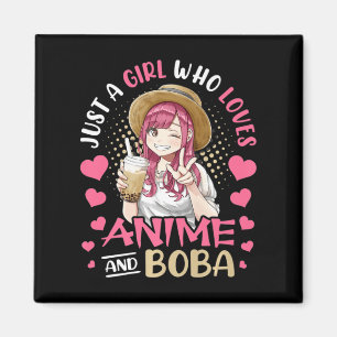 Íman Apenas Uma Menina Que Ama Anime E Boba Tea Gift Gi