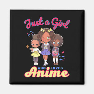 Íman Apenas Uma Menina Que Ama Anime Kawaii African Ame