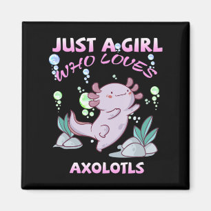 Íman Apenas Uma Menina Que Ama Axolotls Anime Kawaii Gi