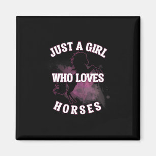 Íman Apenas Uma Menina Que Ama Camisa De Cavalo Atleta