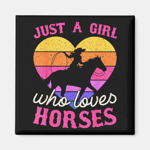Íman Apenas Uma Menina Que Ama Cavalos Mulheres Vaqueir