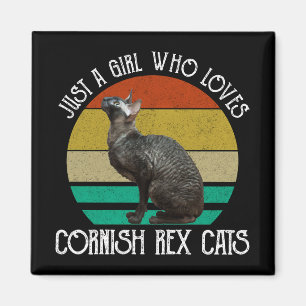 Íman Apenas Uma Menina Que Ama Gatos Cornish Rex