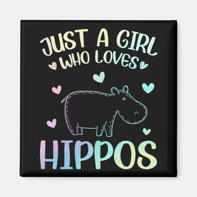 Íman Apenas Uma Menina Que Ama Hippos (Frente)
