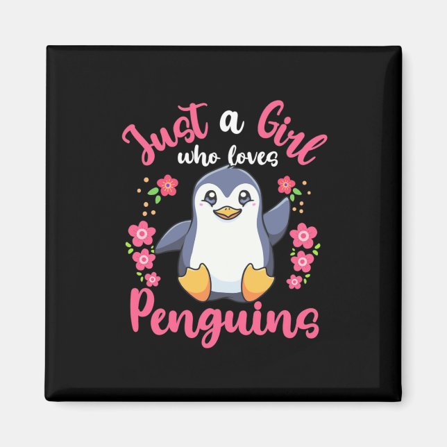 Íman Apenas Uma Menina Que Ama Pinguins (Frente)